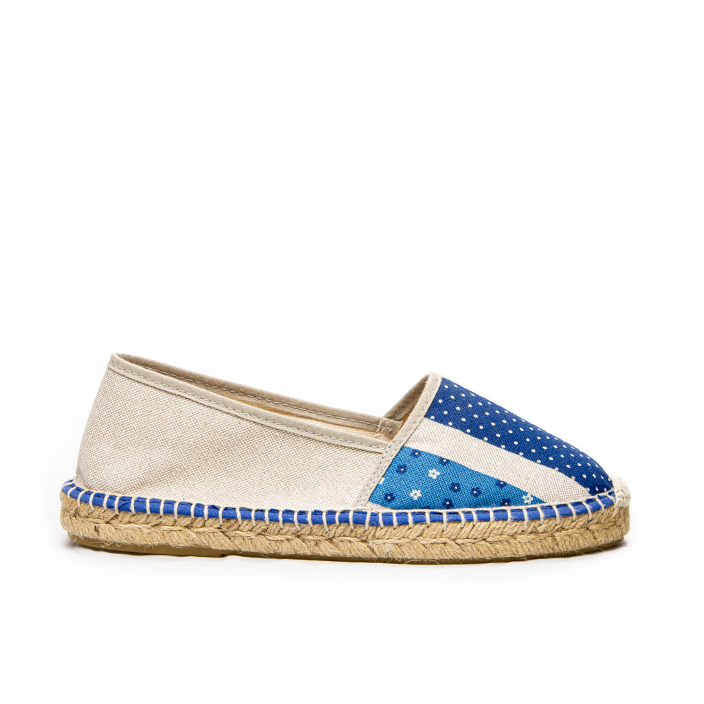 Espadrilles PATCHWORK BLEU