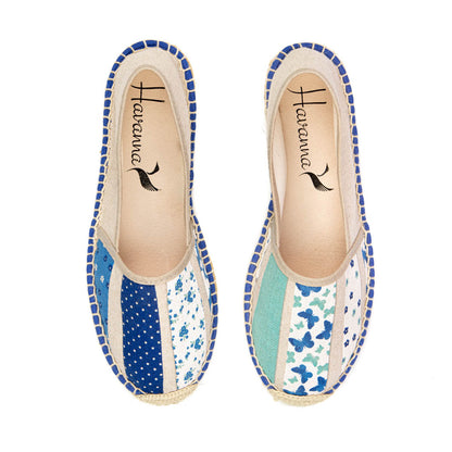 Espadrilles PATCHWORK BLEU