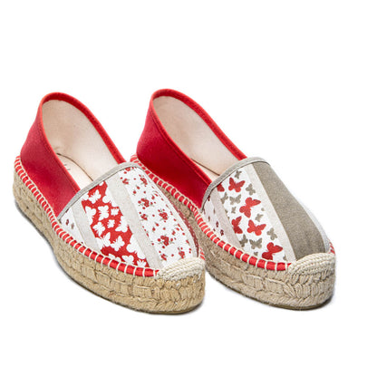 Alpargatas RED PATCHWORK